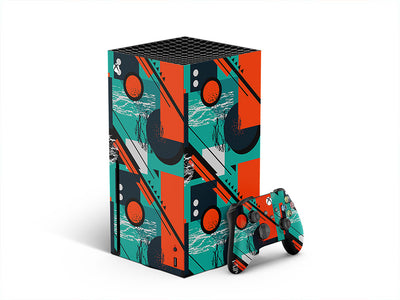 oil spill abstract geometric XBOX DIY Decal
