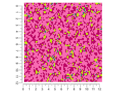 ol razzle dazzle pixel 1ft x 1ft Craft Sheets