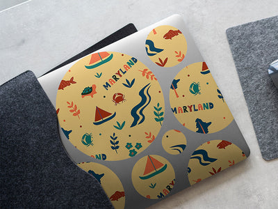 old line  DIY Laptop Stickers
