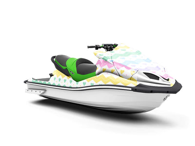 Old Love Heart Jet Ski Vinyl Customized Wrap