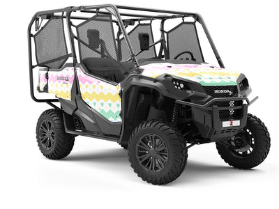 Old Love Heart Utility Vehicle Vinyl Wrap