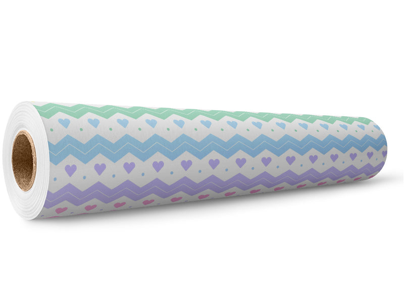 Old Love Heart Wrap Film Wholesale Roll~Rwraps Series 914 Digitally Printed Vinyl Roll~5