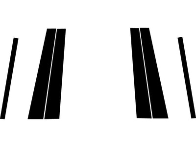 oldsmobile achieva 1992-1997 Camo Pillar Trim Diagram