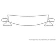 alero Avery Dennison Clear Bra Hood Precut PPF Diagram