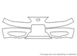 alero 3M Clear Bra Bumper Precut PPF Diagram