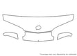 aurora Avery Dennison Clear Bra Hood Precut PPF Diagram