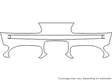 aurora Avery Dennison Clear Bra Bumper Precut PPF Diagram