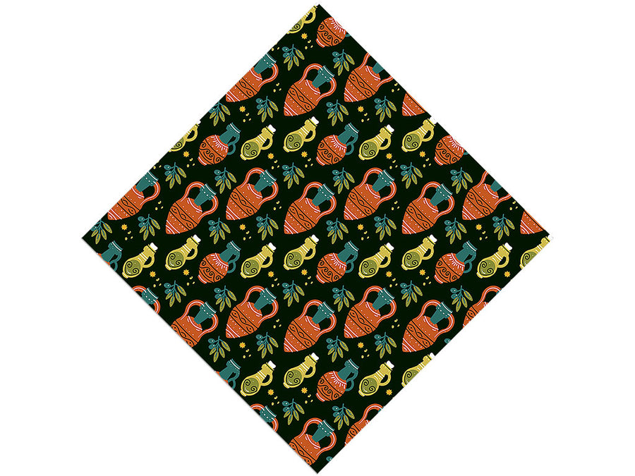 Olive Amphoras Greco Roman Vinyl Wrap Pattern