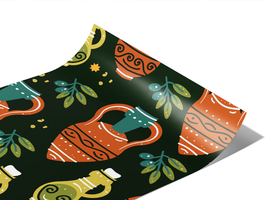 Olive Amphoras Greco Roman Vinyl Wraps~Rwraps Series 914 Digitally Printed Vinyl Wrap~0