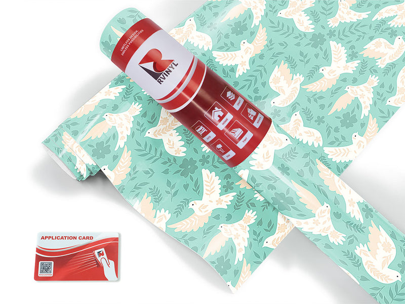 olive branches bird Craft Vinyl Roll