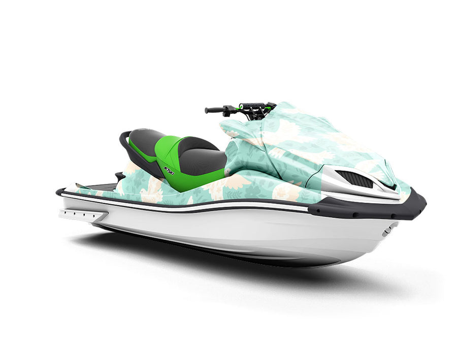 Olive Branches Birds Jet Ski Vinyl Customized Wrap