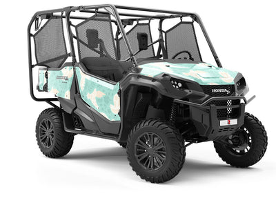 Olive Branches Birds Utility Vehicle Vinyl Wrap