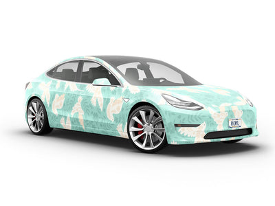 Olive Branches Birds Vehicle Vinyl Wrap