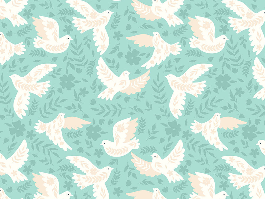 Olive Branches Birds Vinyl Wrap Pattern~Rwraps Series 914 Digitally Printed Vinyl Wrap~0