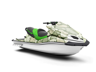Olive  Cobblestone Jet Ski Vinyl Customized Wrap