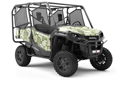Olive  Cobblestone Utility Vehicle Vinyl Wrap