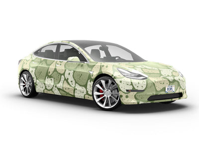 Olive  Cobblestone Vehicle Vinyl Wrap