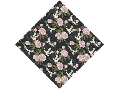 Olive Flight Birds Vinyl Wrap Pattern