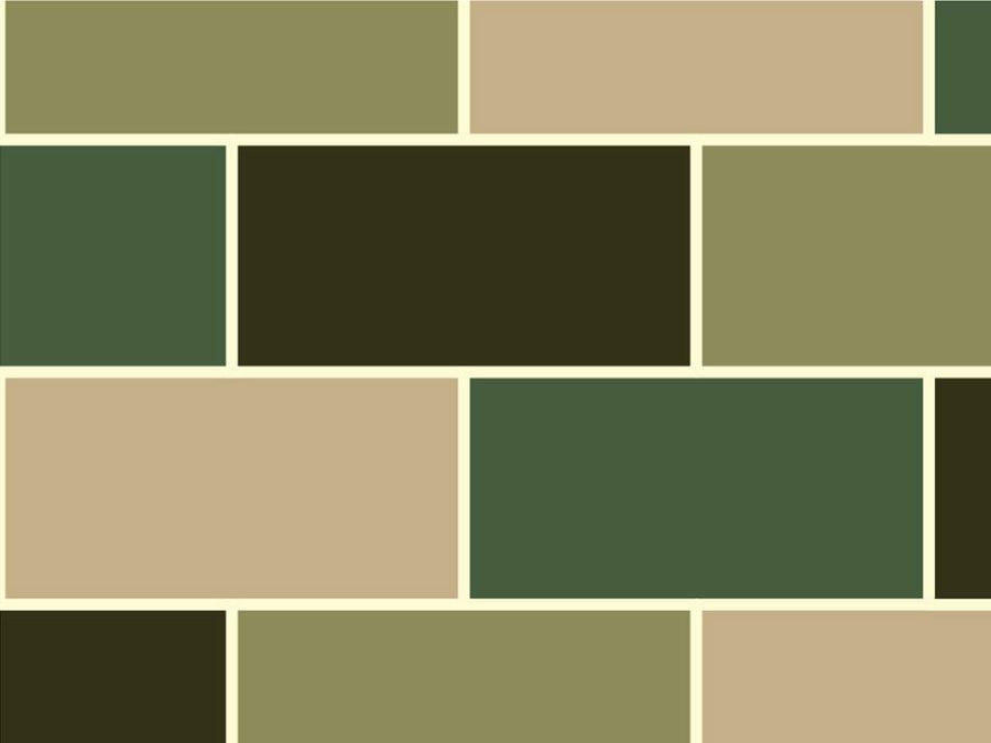 Olive Green Brick Vinyl Wrap Pattern~Rwraps Series 914 Digitally Printed Vinyl Wrap~0