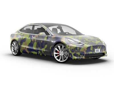Olive Multicam Camouflage Vehicle Vinyl Wrap
