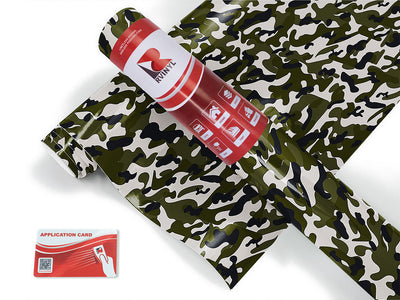 olive skin camouflage Craft Vinyl Roll