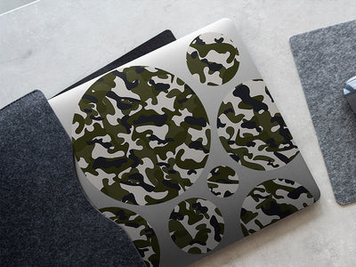 olive skin camouflage DIY Laptop Stickers