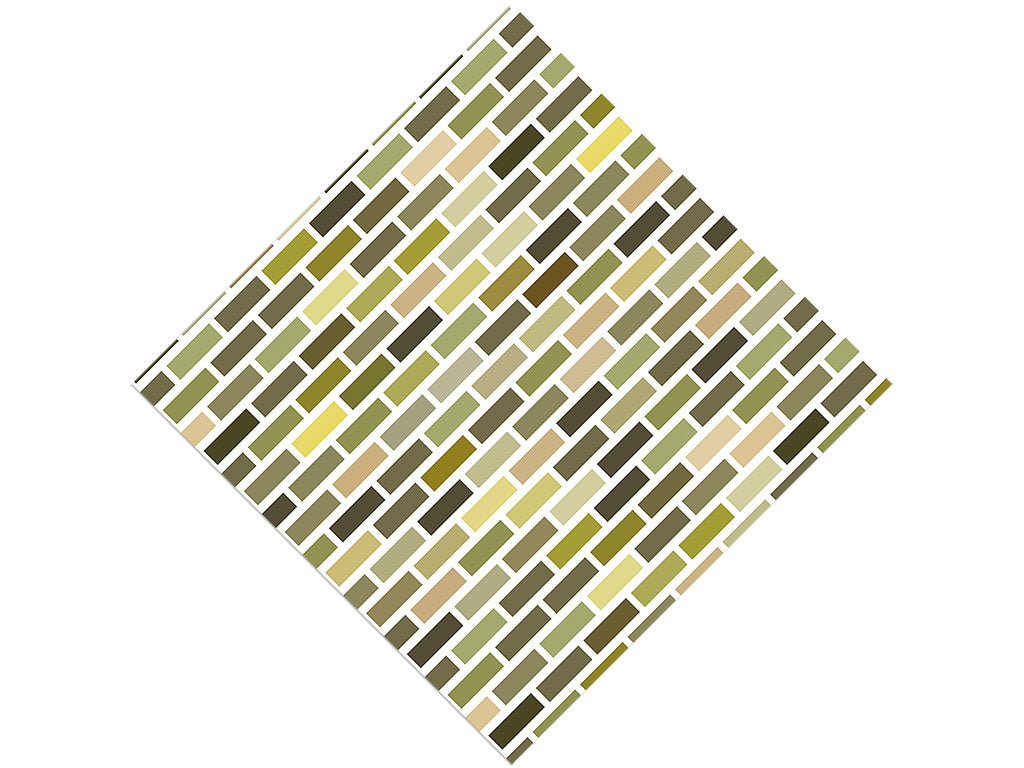 Rcraft™ Olive Stacked Brick Craft Vinyl | Brick Craft Sheets & Rolls ...