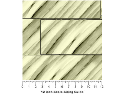 Olive Tile Vinyl Film Pattern Size 12 inch Scale~Rwraps Olive Tile Sizing Chart~3