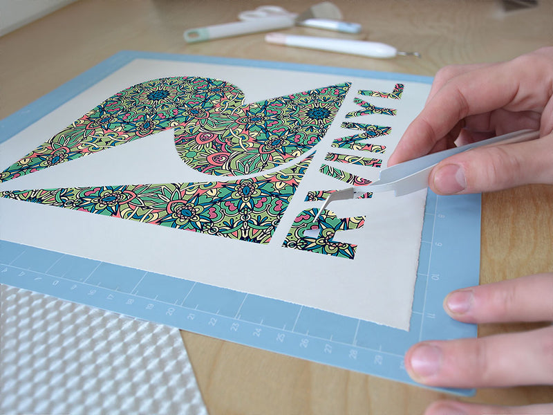 olive wonder mandala Easy Weed Craft Vinyl