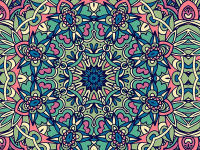 Olive Wonder Mandala Vinyl Wrap Pattern~Rwraps Series 914 Digitally Printed Vinyl Wrap~0