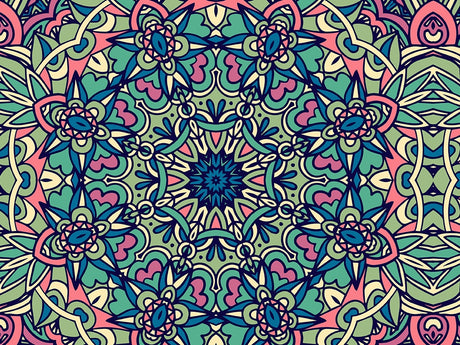 Olive Wonder Mandala Vinyl Wrap Pattern~Rwraps Series 914 Digitally Printed Vinyl Wrap~0