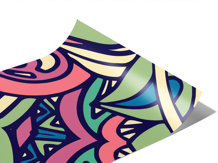 Olive Wonder Mandala Vinyl Wraps~Rwraps Series 914 Digitally Printed Vinyl Wrap~0