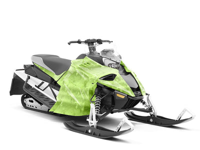 Olivine Shine Gemstone Custom Wrapped Snowmobile
