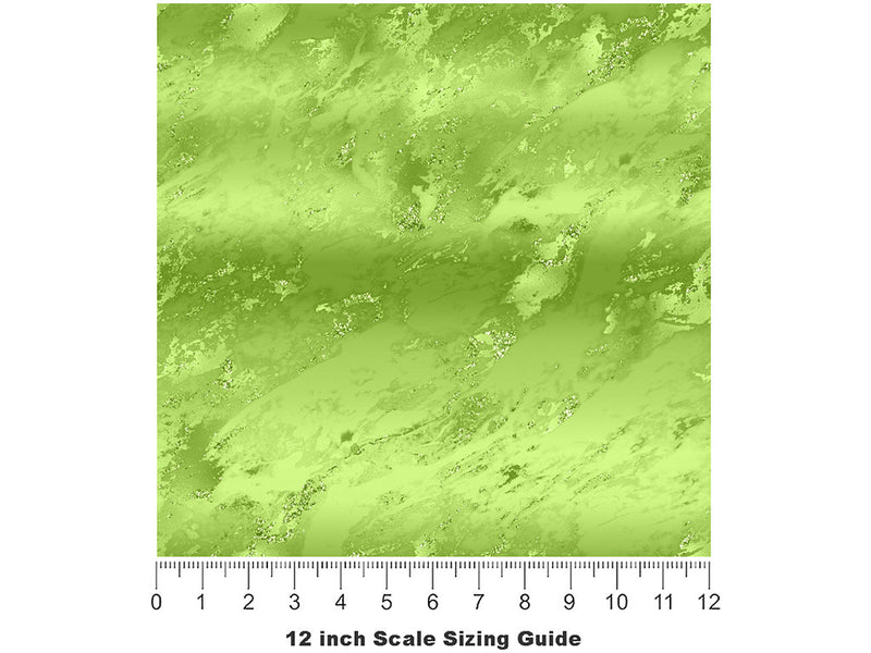Olivine Shine Gemstone Vinyl Film Pattern Size 12 inch Scale~Rwraps Olivine Shine Gemstone Sizing Chart~2