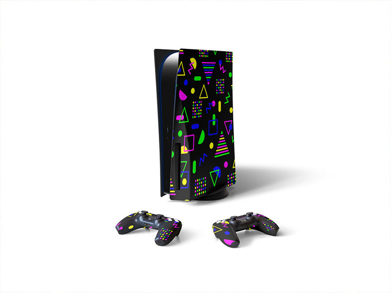 olla podrida abstract geometric Sony PS5 DIY Skin