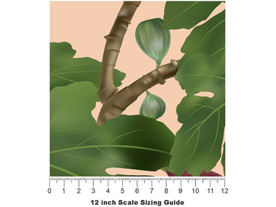 On Branch Fruit Vinyl Film Pattern Size 12 inch Scale~Rwraps On Branch Fruit Sizing Chart~2