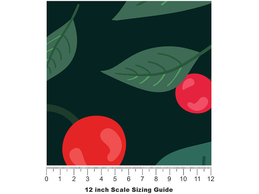 On Top Fruit Vinyl Film Pattern Size 12 inch Scale~Rwraps On Top Fruit Sizing Chart~2