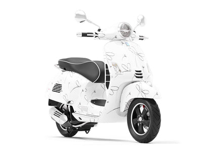 One Line Bug Vespa Scooter Wrap Film