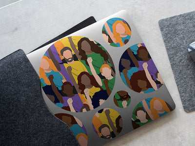 one voice  DIY Laptop Stickers