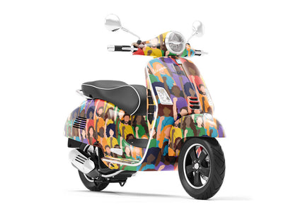 One Voice Americana Vespa Scooter Wrap Film
