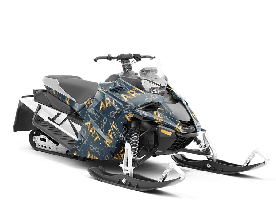 Online Art Technology Custom Wrapped Snowmobile