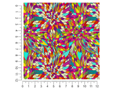optimistic pessimist floral 1ft x 1ft Craft Sheets