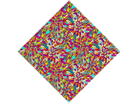 Optimistic Pessimist Floral Vinyl Wrap Pattern