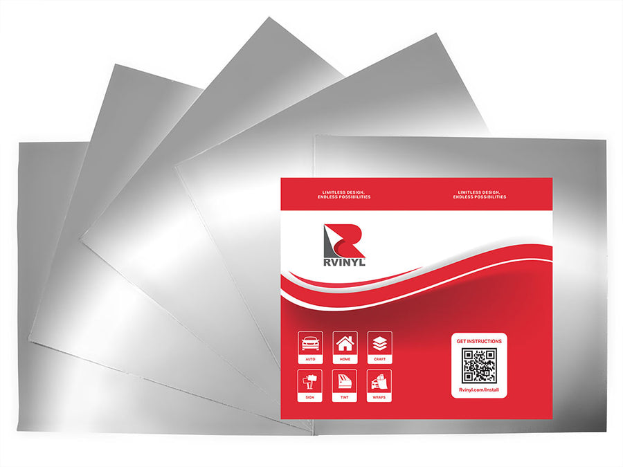 ORACAL 352 Chrome Print Polyester Craft Vinyl Sheet Pack