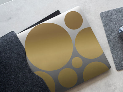 ORACAL 352 Gold Print Polyester DIY Laptop Stickers