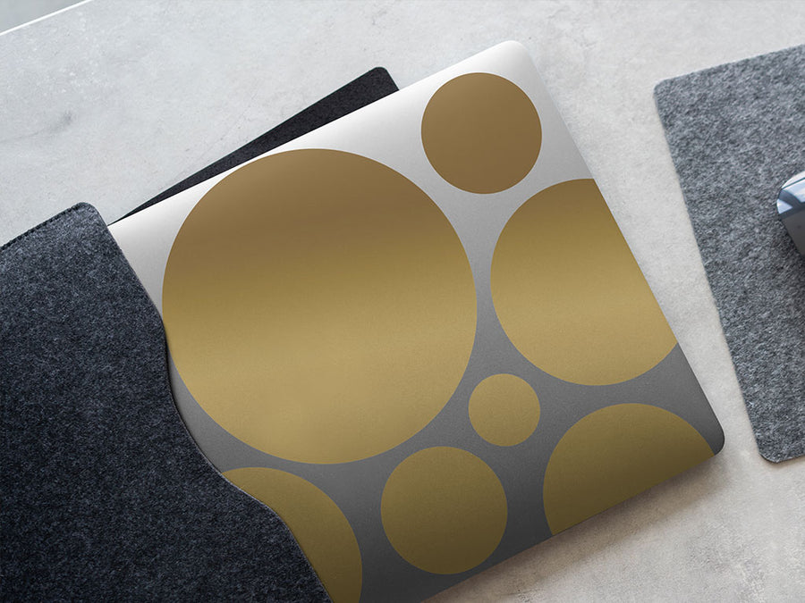 ORACAL 352 Gold Print Polyester DIY Laptop Stickers