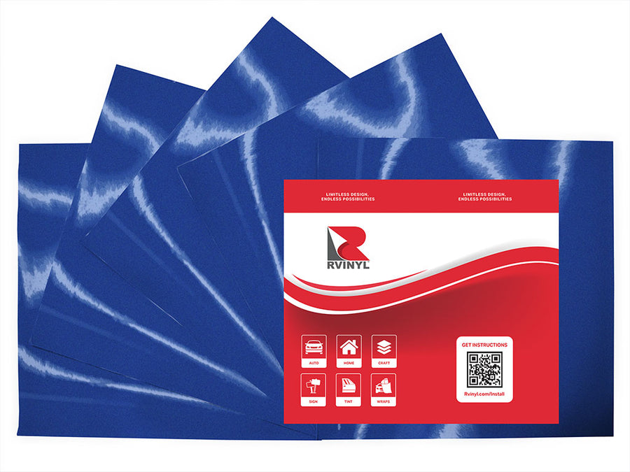 ORALITE 5600 Blue Reflective Craft Vinyl Sheet Pack
