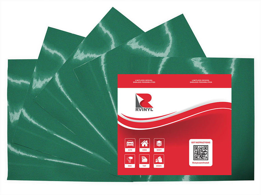 ORALITE 5600 Green Reflective Craft Vinyl Sheet Pack