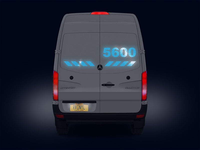 ORALITE 5600 Sky BlueNightime Reflective Sign Vinyl
