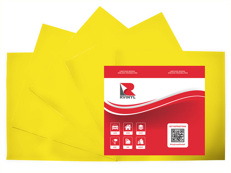 ORACAL 631 Brimstone Yellow Craft Vinyl Sheet Pack